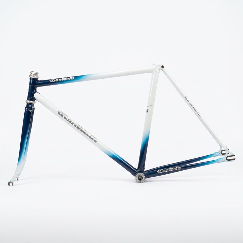 Gan Well Track Frame — 520mm TT / 470mm ST, White/Blue (Used)