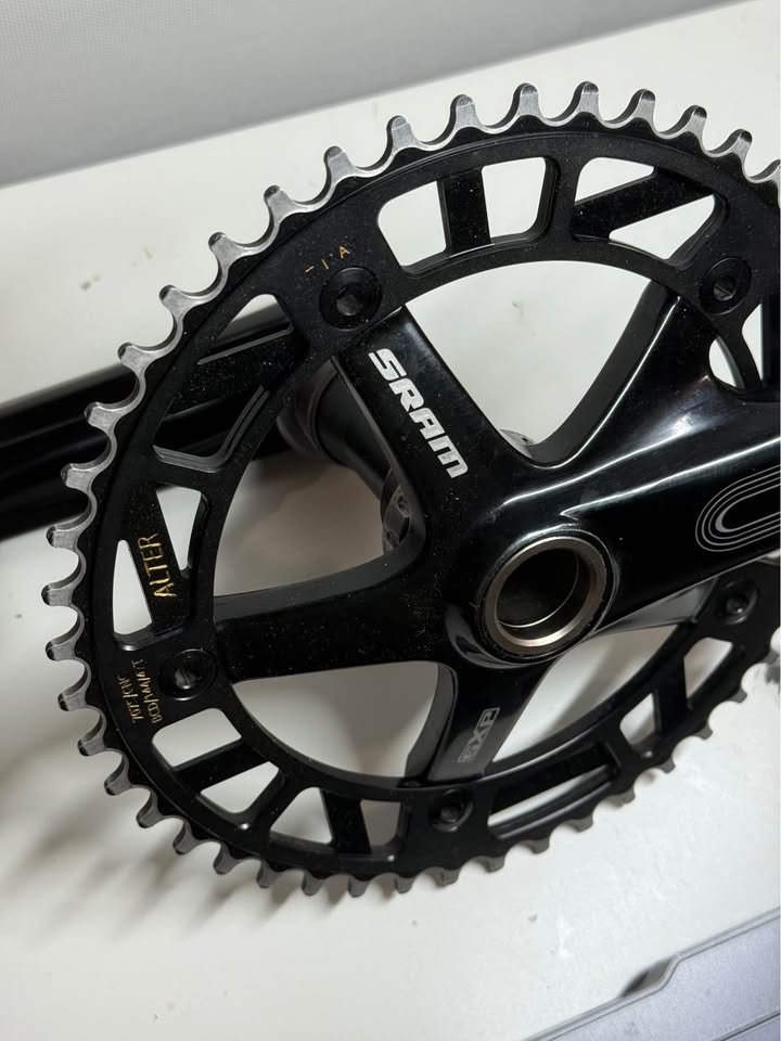 Sram Omnium Crankset 165mm Alter Chainring 144bcd With BB