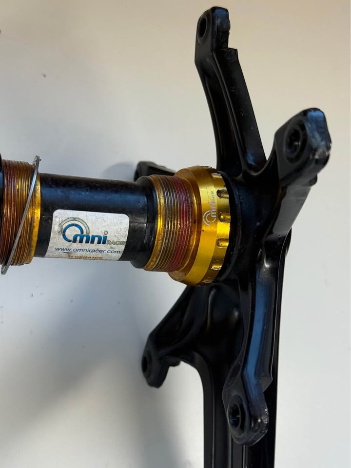 SRAM 165mm  144bcd Omnium Crankset Omni BB Black 165mm FixedGear Trackbike Fgfs