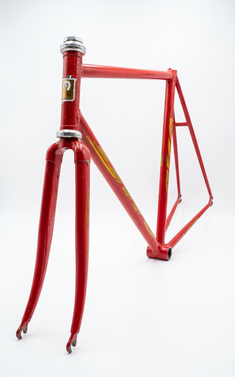 Meccanico Giro NJS Track Frame — 530mm, Sparkle Red (Used)