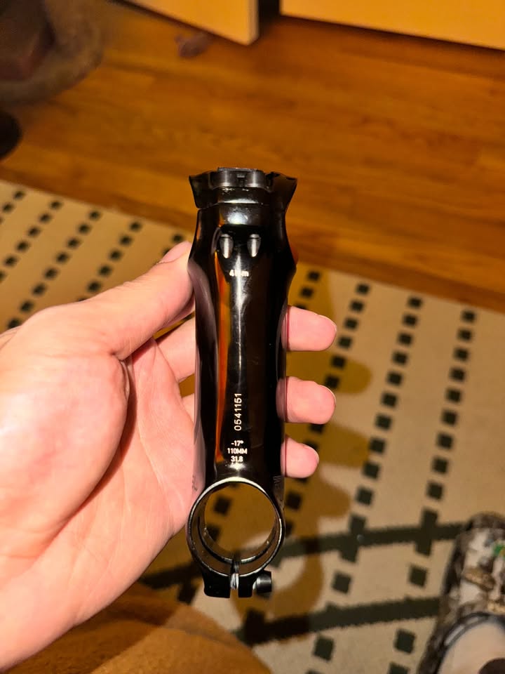 Zipp Service Course SL Road Stem 17 degree 110mm 31.8 Clamp 1 1/8 Aluminum