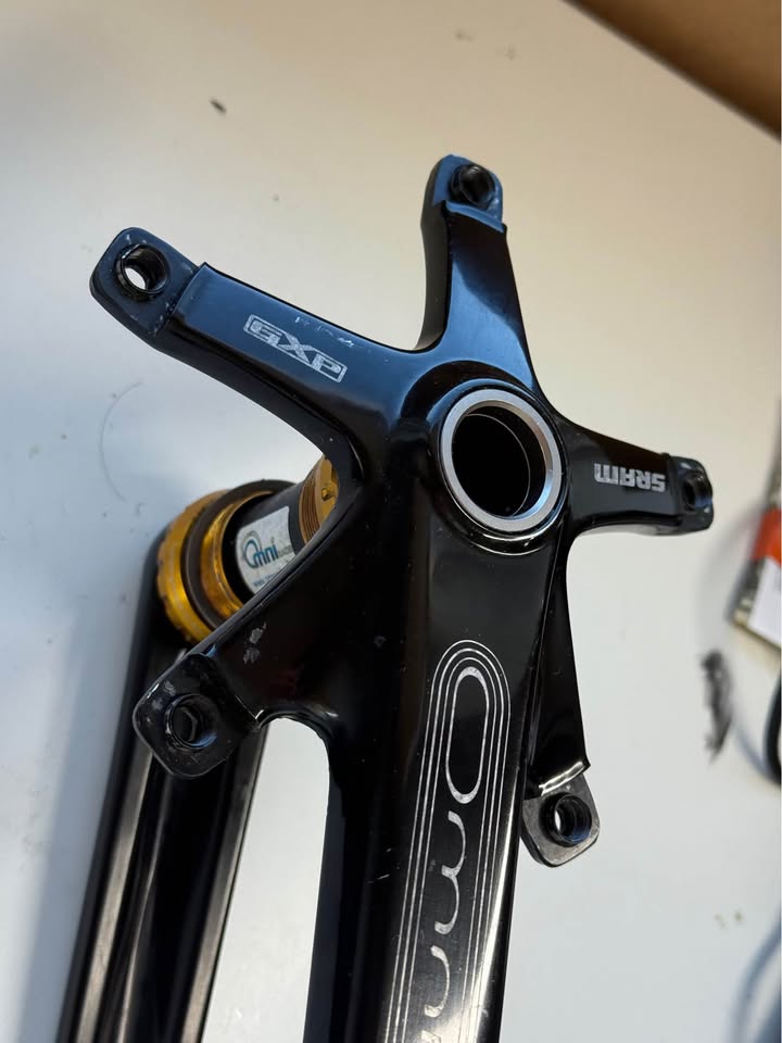 SRAM 165mm  144bcd Omnium Crankset Omni BB Black 165mm FixedGear Trackbike Fgfs