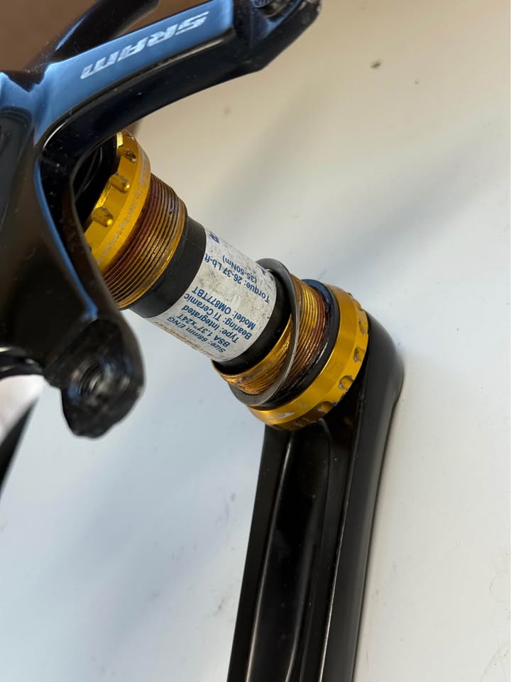 SRAM 165mm  144bcd Omnium Crankset Omni BB Black 165mm FixedGear Trackbike Fgfs