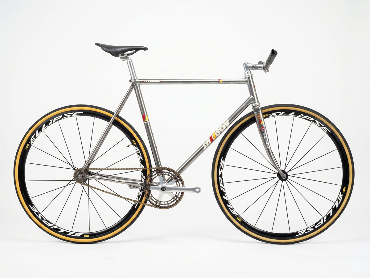 Samson NJS Track Frameset — 540mm, Mach Silver (Used)