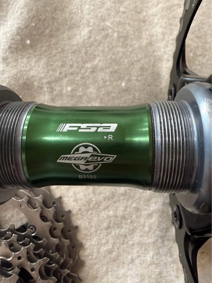🚴‍♂️ FSA SL-K Light Carbon Crankset 170mm 52/36T w/ 4iiii Precision 3 Power Meter + FSA MegaEVO BB