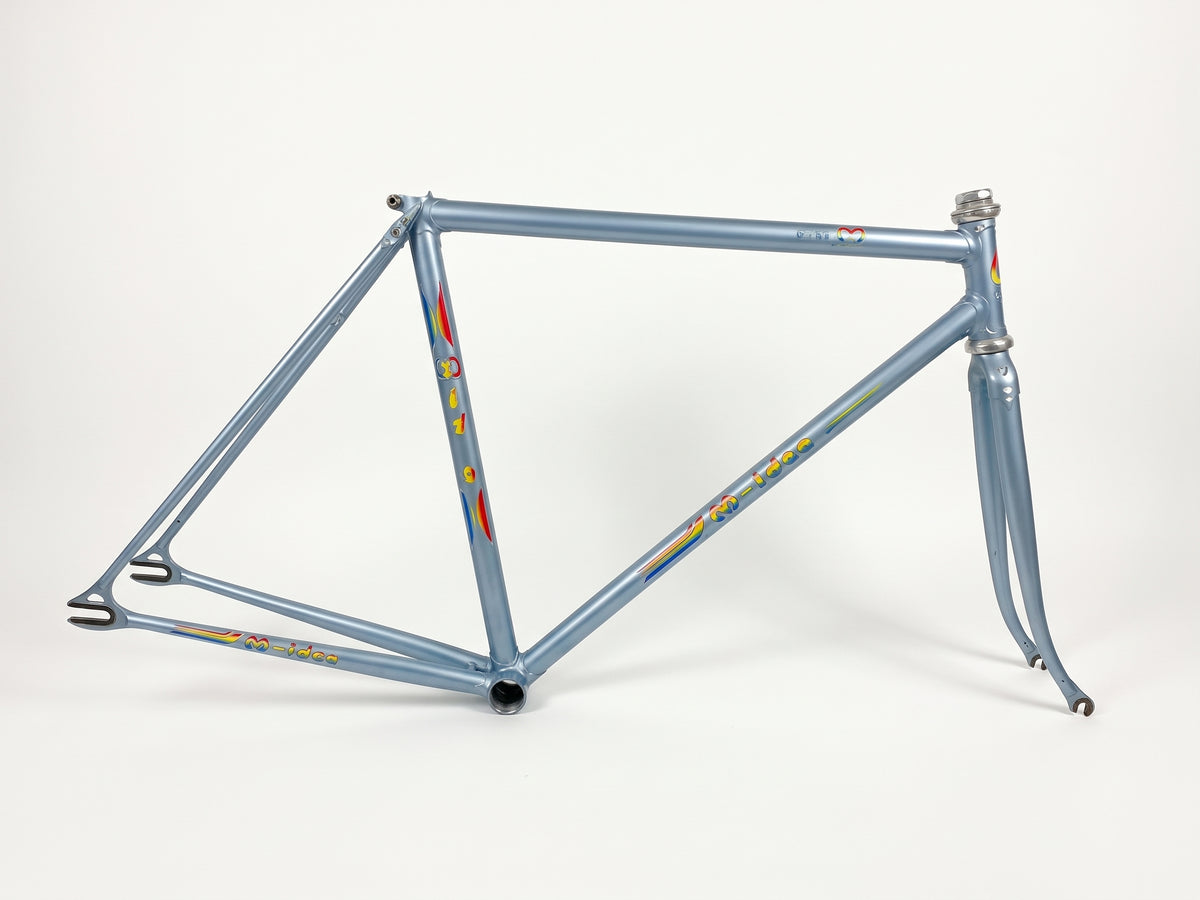 M-idea NJS Track Frameset — Cinelli Blue, 500mm C-T (Used)