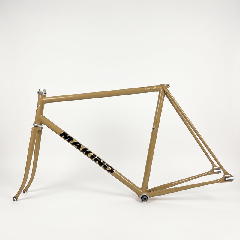 Makino Reynolds 853 Track Frame — 580mm, Beige (Used)