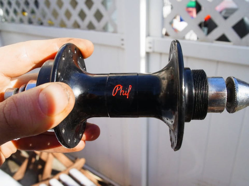 Phil Wood singlespeed disc rear hub