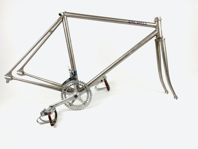 KingSpeed NJS Track Frame — 470mm ST, 490mm TT (Used)