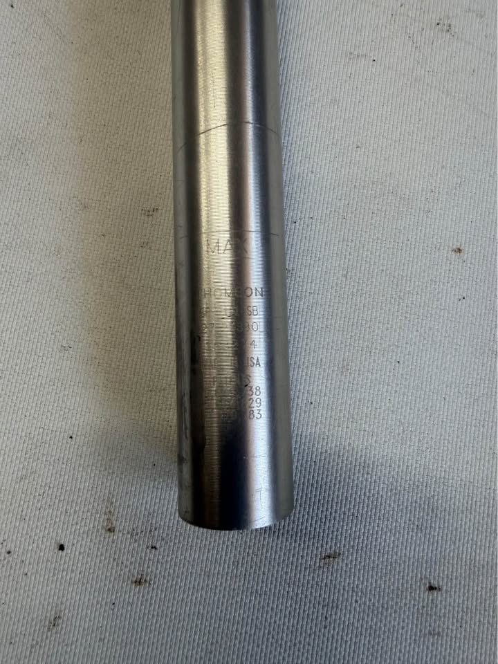 Thomson Elite Setback Seatpost: 27.2 x 410mm Aluminum Silver