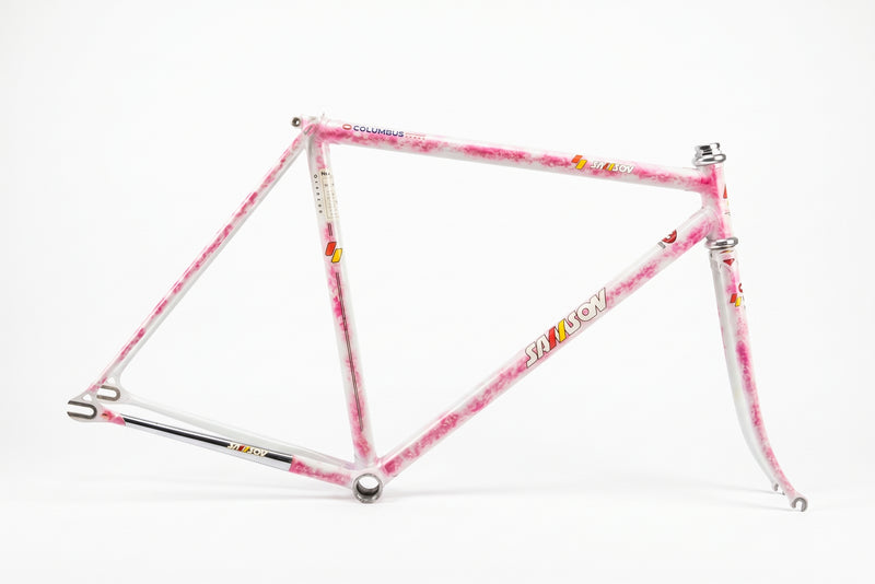Samson Columbus NJS Track Frame — 510mm / Sakura Marble (Used)