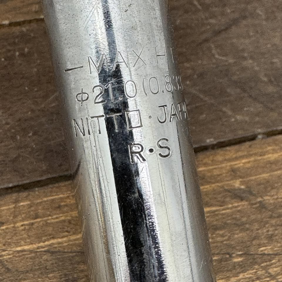 Nitto Bullmoose Handlebars Only 21.0 21mm R.s Mn Steel No Quill Bolt Japan