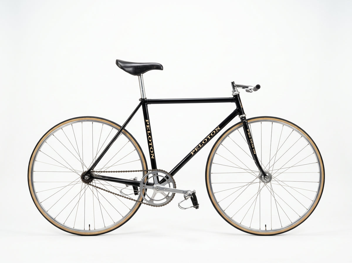 Peloton NJS Track Frameset — Black/Gold, 500x530mm (Used)