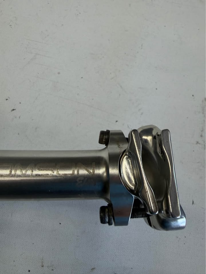 Thomson Elite Setback Seatpost: 27.2 x 410mm Aluminum Silver