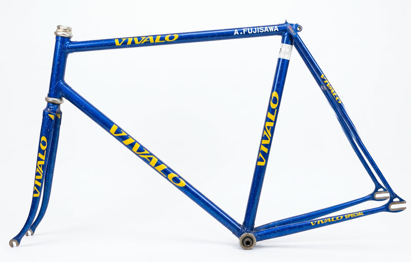 Vivalo Special NJS Track Frame — Blue Sparkle, 55cm (Used)