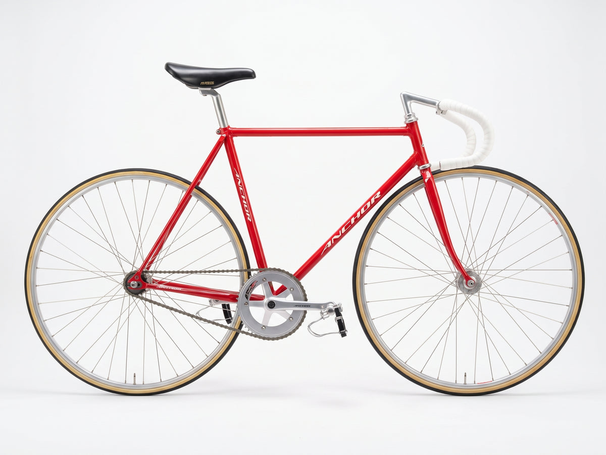 Anchor NJS Track Bike — 540mm, BS Red Rainbow Flake (Used)