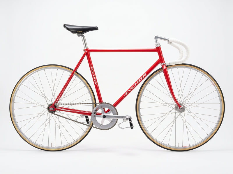 Anchor NJS Track Bike — 540mm, BS Red Rainbow Flake (Used)