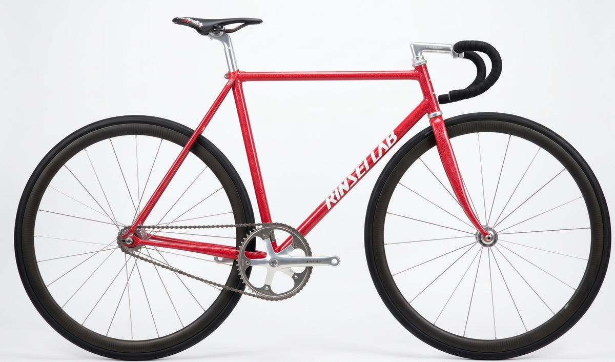 Rinsei Lab NJS Track Frameset — 525mm, Red Flake (Used)