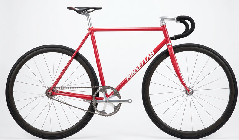 Rinsei Lab NJS Track Frameset — 525mm, Red Flake (Used)