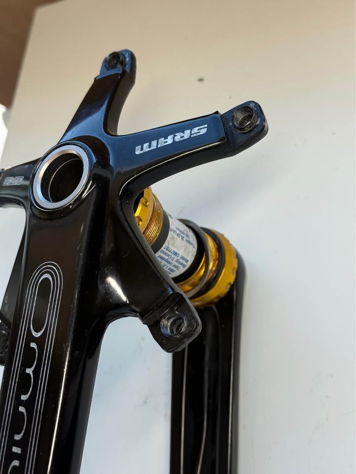 SRAM 165mm  144bcd Omnium Crankset Omni BB Black 165mm FixedGear Trackbike Fgfs