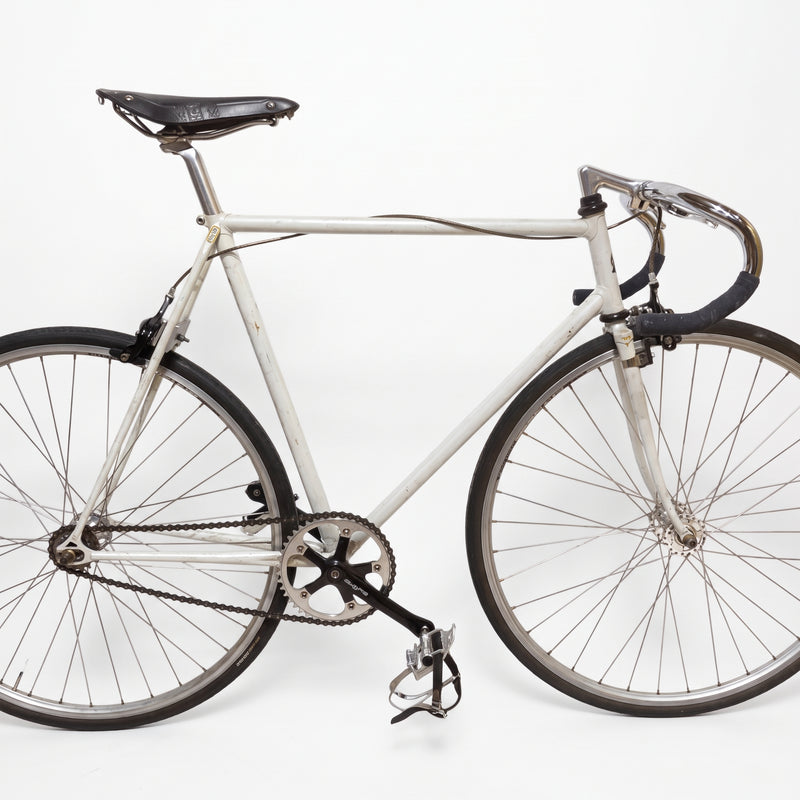 Eimei NJS Track Bike — 570mm, Pearl White (Used)