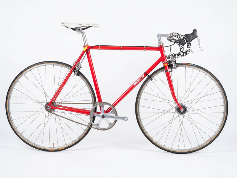RAP NJS Track Bike Complete — 530mm, Red Sparkle (Used)