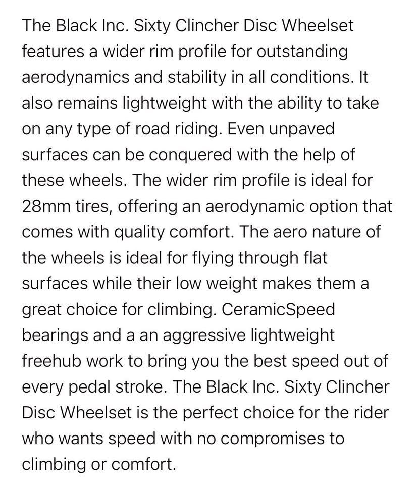 Black inc wheels
