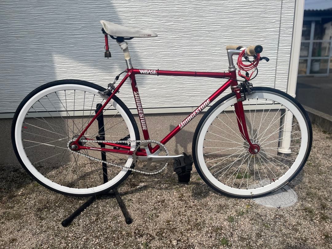 Bridgestone NJS Track Bike — 480mm, Dura-Ace 7600 Hubs (Used)