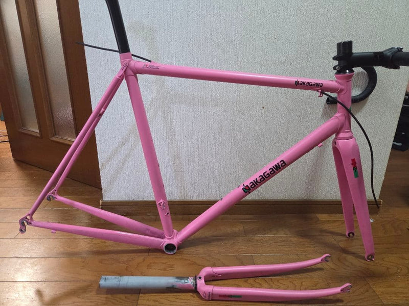 Nakagawa Columbus Prominence MAX Frameset — Matte Pearl Pink (Used)