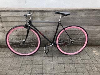 Vivalo Chromoly Track Bike — 530mm TT / Black Sparkle (Used)