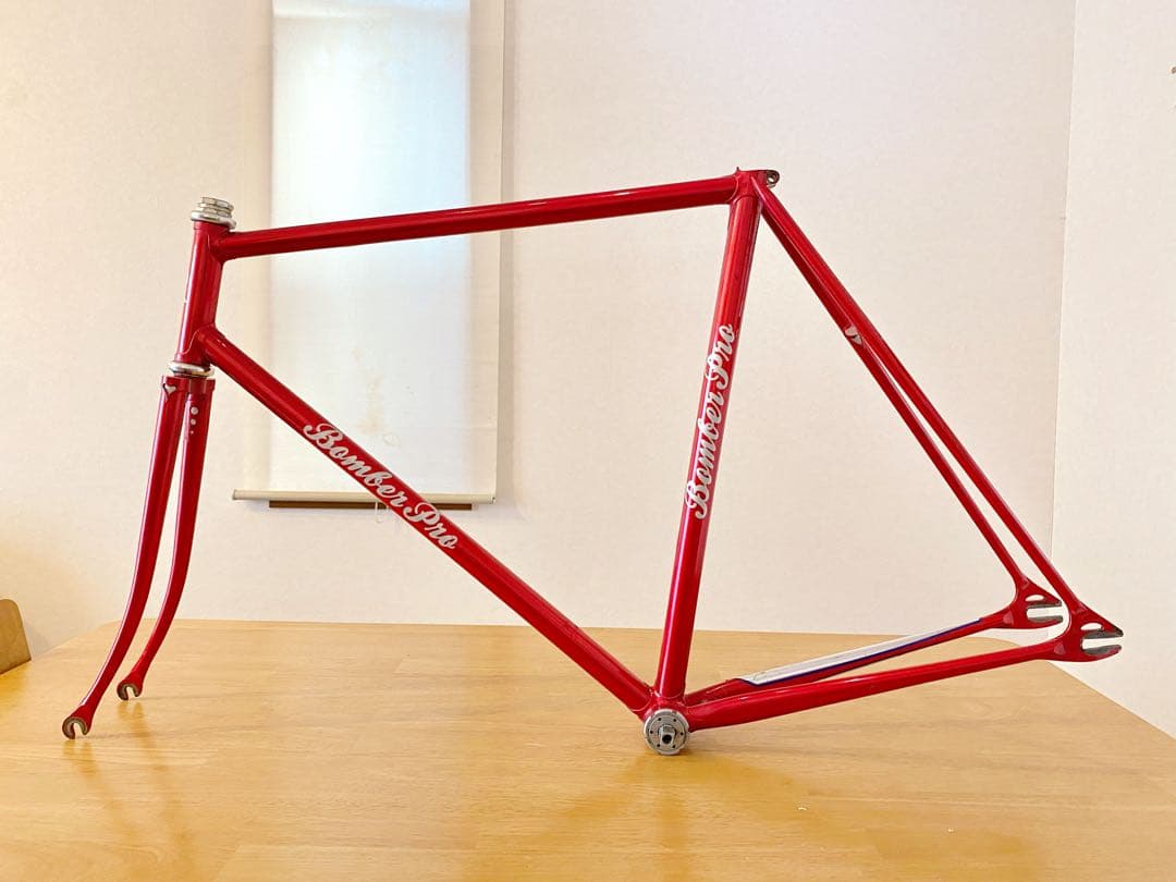 Bomber Pro Track Frame — 54cm C-C, 110mm, Candy Red (Used)