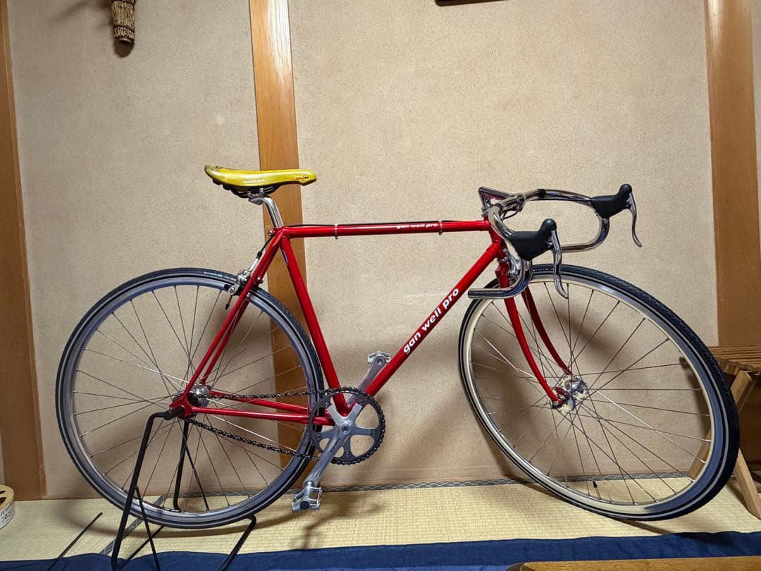 Gan Well Pro Track Bike — Red, Dura-Ace Crank (New)