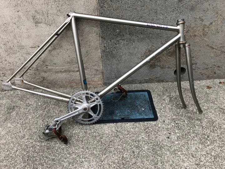 KingSpeed NJS Track Frame — 470mm ST, 490mm TT (Used)