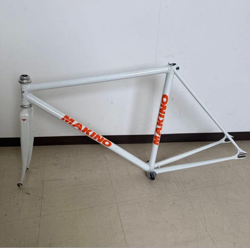 Makino NJS Track Frame — Sparkle White, MAX Fork (Used)