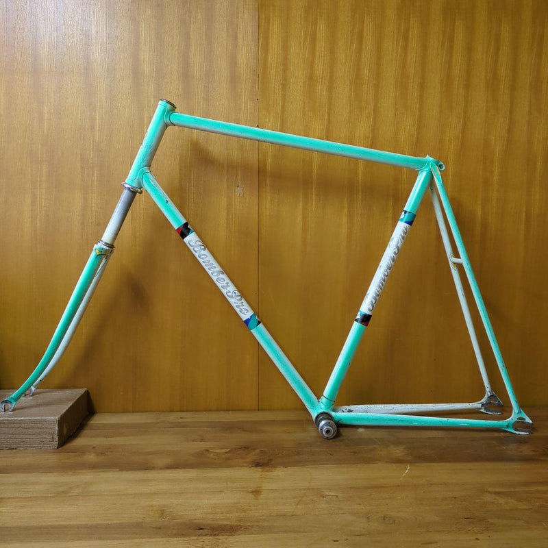 Bomber Pro Steel Track Frame — 585mm / Turquoise (Used)